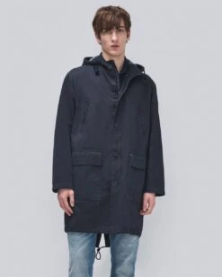 7 For All Mankind Parka In Navy
