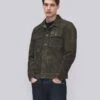 7 For All Mankind Modern Suede Trucker Jacket In Forest -7 For All Mankind 0386e71a62f850b586b3d0ee17d868be