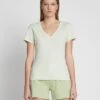 7 For All Mankind Pima Cotton Easy V-Neck Tee In Seafoam -7 For All Mankind 08ca98c59fb166b368c01520d9249b14