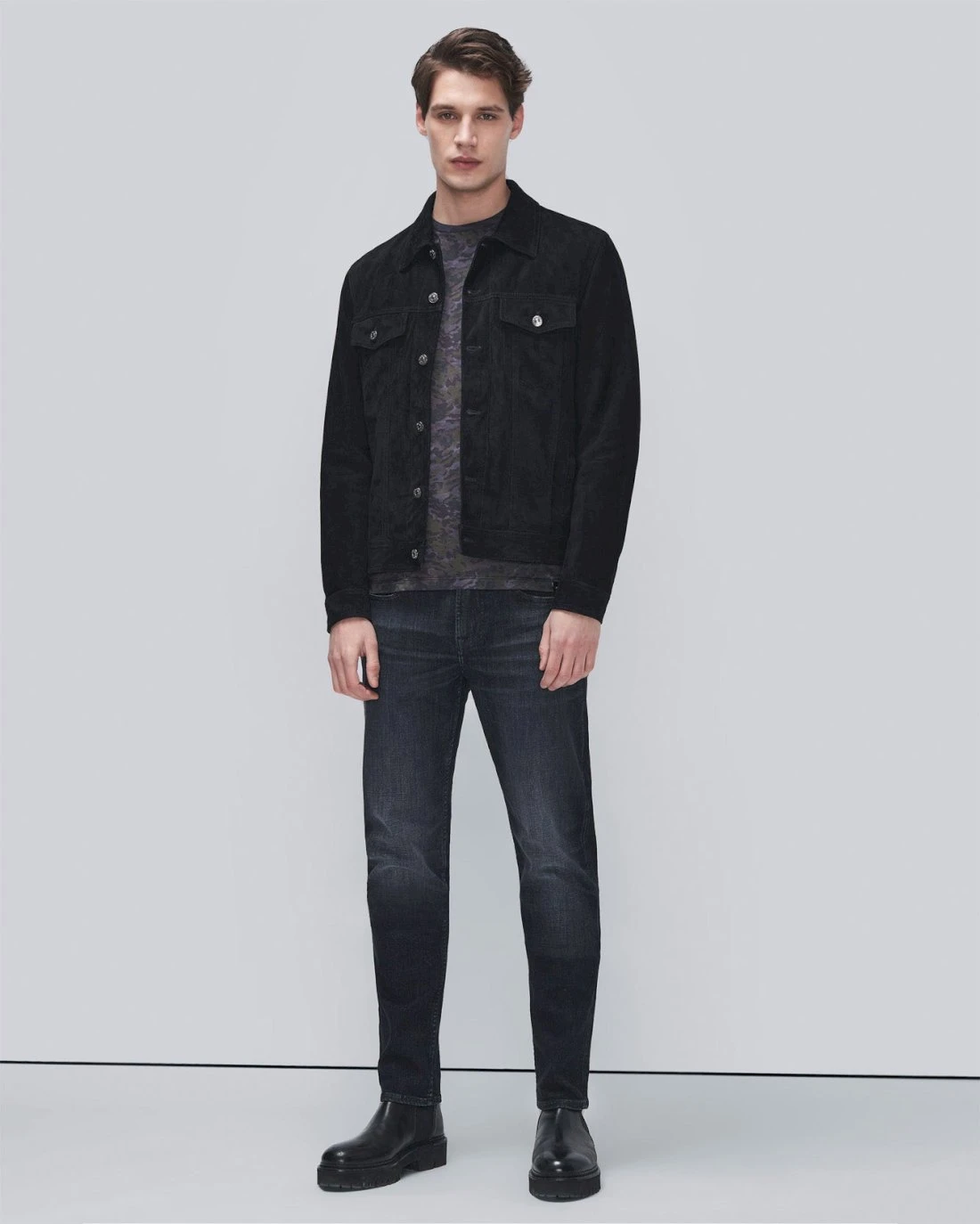 7 For All Mankind Earthkind Stretch Tek Slimmy Tapered In Untouched 3 7 For All Mankind Earthkind Stretch Tek Slimmy Tapered In Untouched