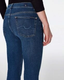 7 For All Mankind Tailorless Bootcut In Mid Blue -7 For All Mankind 093d00cd6fcd52934aae3c96ff8f7695