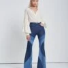 7 For All Mankind Mega Flare Jean In Indigo Swirl Delight -7 For All Mankind 0b96089674c13ee6d4c67c69591537c7