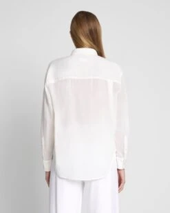 7 For All Mankind Classic Button Up Shirt In Optic White -7 For All Mankind 0d0023961b4729acef69ff63602c54c9