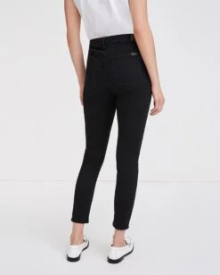 7 For All Mankind B(air) High Waist Ankle Skinny In Black -7 For All Mankind 0fc848994902d166ec205a7437344539
