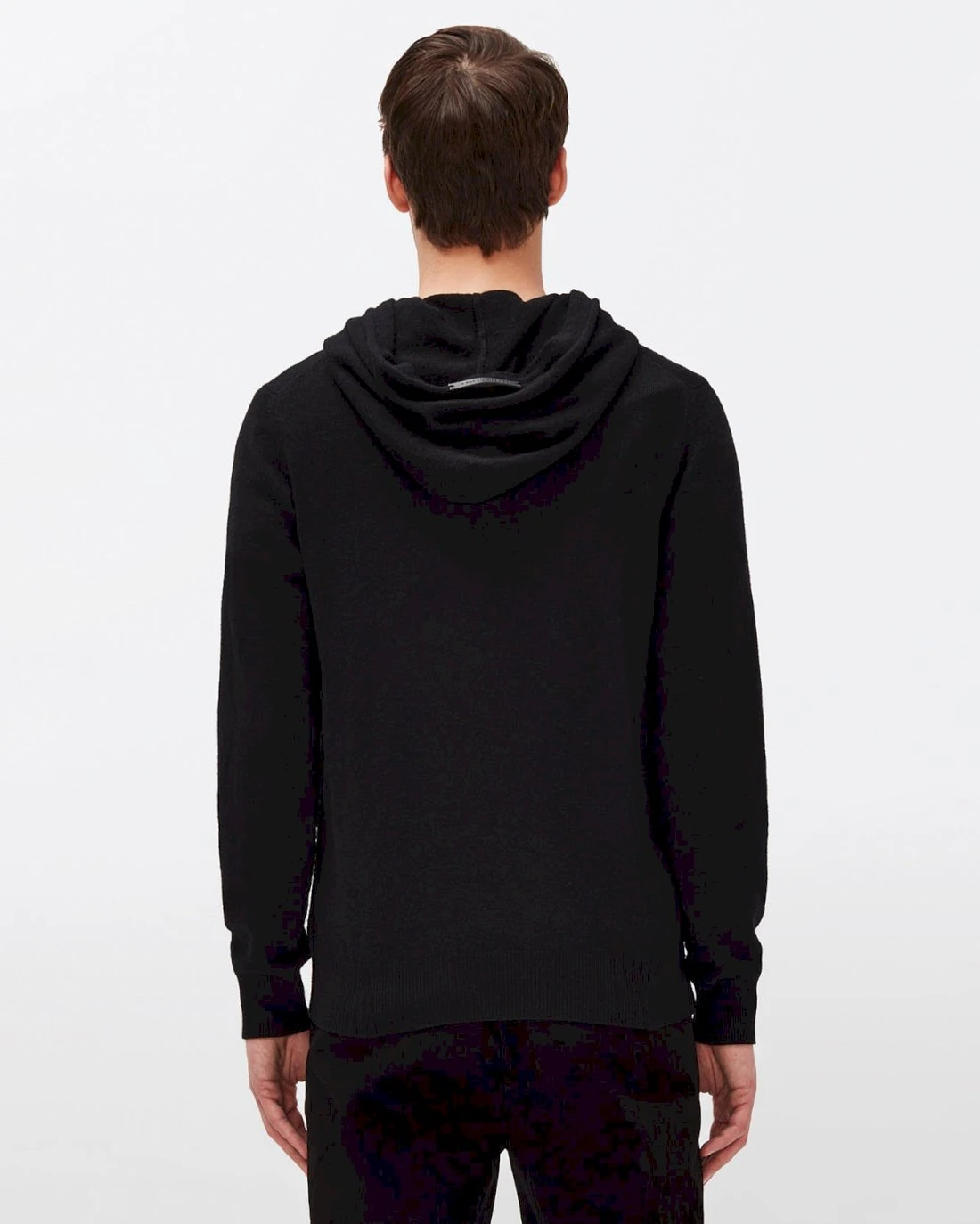 7 For All Mankind Cashmere Hoodie In Black 6 7 For All Mankind Cashmere Hoodie In Black - Image 4
