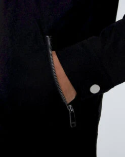 7 For All Mankind Barracuda Jacket In Black -7 For All Mankind 20b6f864f3abe92be80aab9dff800870