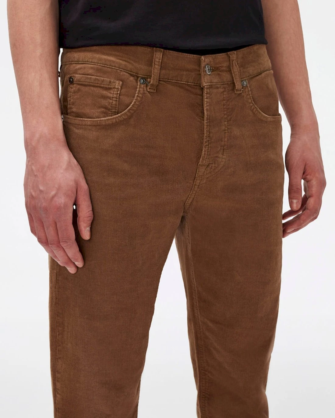 7 For All Mankind Slimmy Tapered Corduroy In Camel 5 7 For All Mankind Slimmy Tapered Corduroy In Camel - Image 3