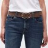 7 For All Mankind Infinity Suede Belt In Brown -7 For All Mankind 29e57c4ed25433807e66384ccc114ede