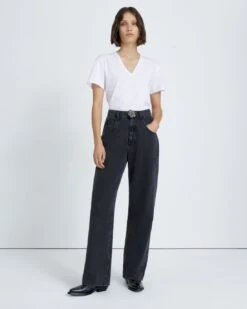 7 For All Mankind The Jennifer 90's Baggy Jean In Night Iris