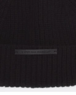 7 For All Mankind Cashmere Blend Beanie In Black -7 For All Mankind 2c88d11229b49ea862cd1f49a1eaefd2