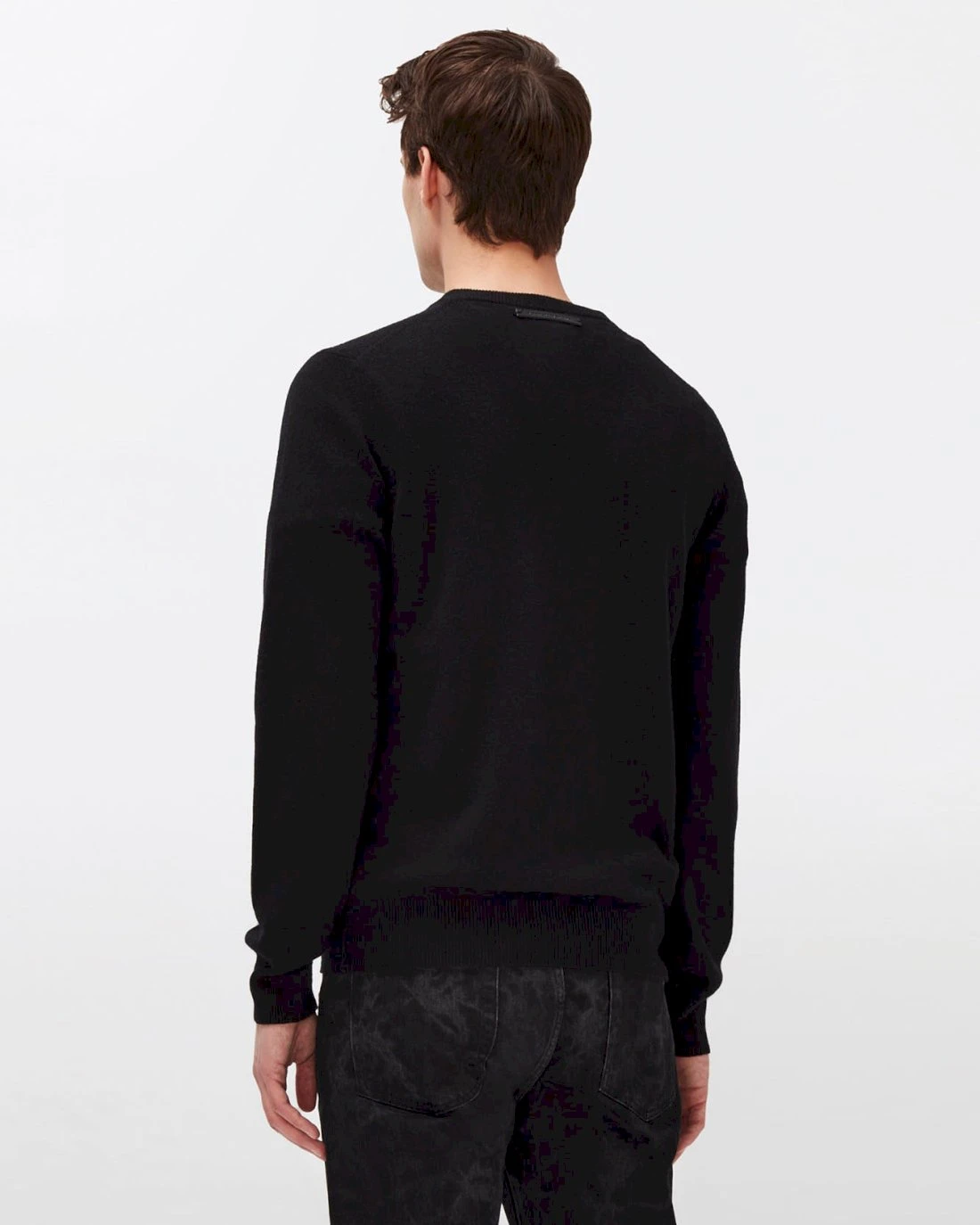 7 For All Mankind Cashmere Crew In Black 6 7 For All Mankind Cashmere Crew In Black - Image 4