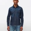 7 For All Mankind Stretch Tek Western Shirt In Elementary -7 For All Mankind 323287080dd0b47da1d18cbd6bd967e6
