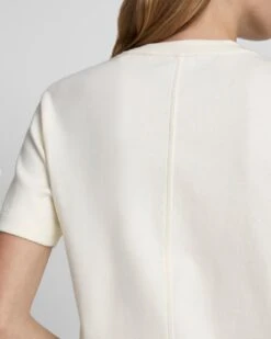 7 For All Mankind Everyday Crew Neck Tee In Antique White -7 For All Mankind 3397f123ee97945c2046db4087198fc2