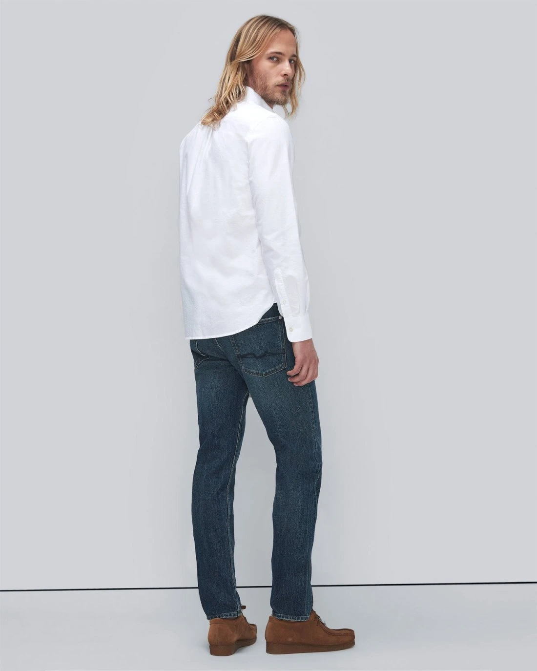 7 For All Mankind Oxford Shirt In White 6 7 For All Mankind Oxford Shirt In White - Image 4