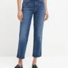 7 For All Mankind High Waist Cropped Straight In Distressed Authentic Light -7 For All Mankind 37e891f6f1cc6d3403696d9a7539285a