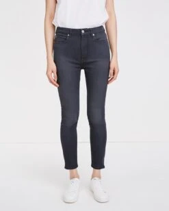 7 For All Mankind B(air) Denim High Waist Ankle Skinny In Evening Grey -7 For All Mankind 3e5f9f8230b679be011b2836642f823f