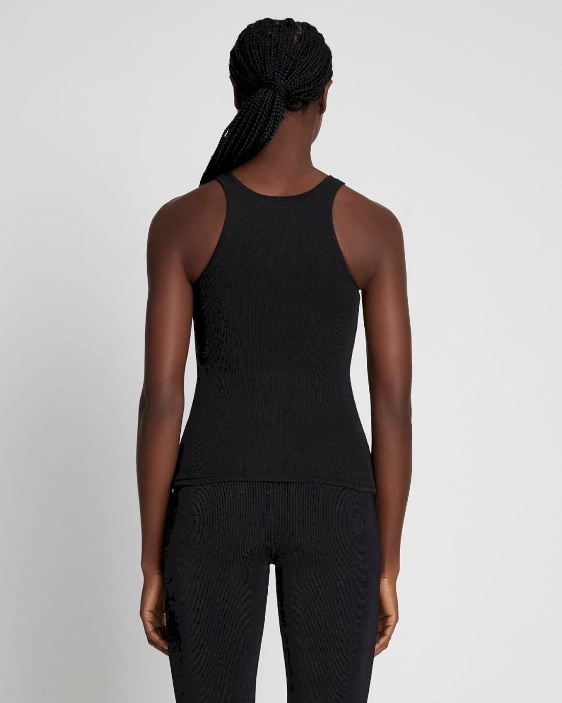 7 For All Mankind Quarter Zip Ribbed Tank In Moonless Night 6 7 For All Mankind Quarter Zip Ribbed Tank In Moonless Night - Image 4