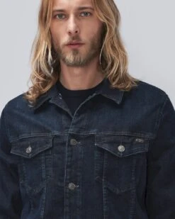 7 For All Mankind Stretch Tek Perfect Trucker Jacket In Native -7 For All Mankind 47c1027f714143d0fc1c4c1f5fbc51c3