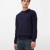 7 For All Mankind Cashmere Crew In Navy