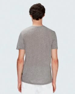 7 For All Mankind Cashmere Blend Tee In Grey Melange -7 For All Mankind 5e6d778e407c1ffe742ad27288019176