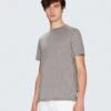 7 For All Mankind Cashmere Blend Tee In Grey Melange -7 For All Mankind 629c2fe477e48e836b8ed0877bd84f78