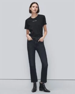 New Arrival 7 7 For All Mankind Slim Illusion High Waist Slim Kick In Savage