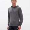 7 For All Mankind Cashmere Hoodie In Grey