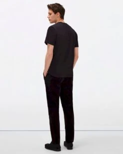 7 For All Mankind Warm Twill Jogger Chino In Black -7 For All Mankind 756c6711bd6c8d417e0cb7ef39116283