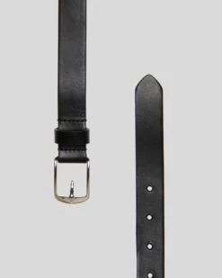 7 For All Mankind Skinny Leather Belt In Black -7 For All Mankind 7A654641 BLK 8
