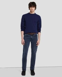 7 For All Mankind Classic Leather Belt In Brown -7 For All Mankind 7AS8MB01 BRN 4