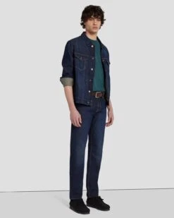 7 For All Mankind Classic Suede Belt In Dark Brown -7 For All Mankind 7AS8MB02 DBR 4