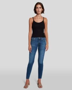 7 For All Mankind Slim Illusion High Waist Skinny In Highline 16 7 For All Mankind Slim Illusion High Waist Skinny In Highline -7 For All Mankind 7E016C12 HGL 6