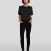 7 For All Mankind B(air) Ankle Skinny In Rinsed Black -7 For All Mankind 7E028C43 RNS 1