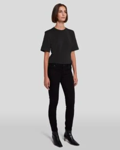 7 For All Mankind B(air) Ankle Skinny In Rinsed Black 13 7 For All Mankind B(air) Ankle Skinny In Rinsed Black -7 For All Mankind 7E028C43 RNS 6