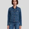 7 For All Mankind Slim Illusion Modern Trucker Jacket In Highline -7 For All Mankind 7E060120 HGL 1