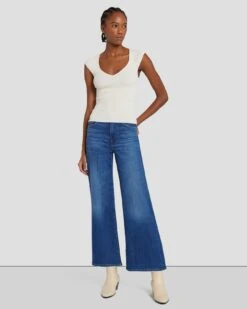 7 For All Mankind Slim Illusion Cropped Jo In Highline -7 For All Mankind 7E062C12 HGL 6