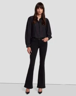 7 For All Mankind Slim Illusion High Waist Ali In Black -7 For All Mankind 7E90526A SIB 6