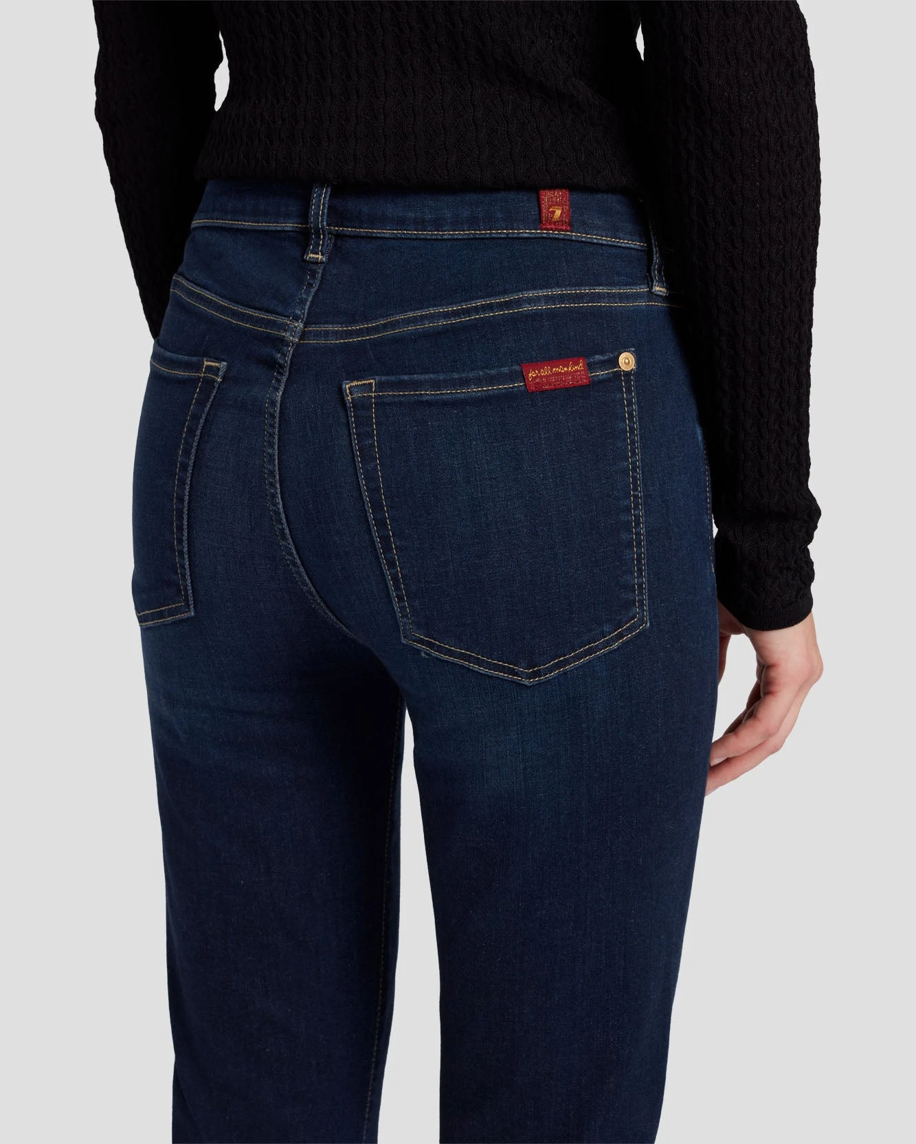 7 For All Mankind Slim Illusion High Waist Ali In Tried & True 7 7 For All Mankind Slim Illusion High Waist Ali In Tried & True - Image 5