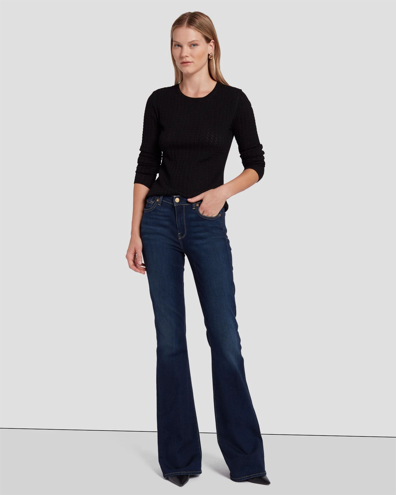 7 For All Mankind Slim Illusion High Waist Ali In Tried & True 8 7 For All Mankind Slim Illusion High Waist Ali In Tried & True - Image 6