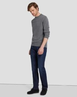 7 For All Mankind Cashmere Crew Sweater In Heather Grey -7 For All Mankind 7M001209 HEA 6