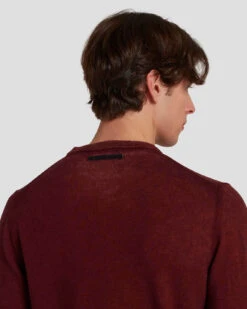 7 For All Mankind Merino Wool Sweater In Mulberry -7 For All Mankind 7M001M16 MYB 3