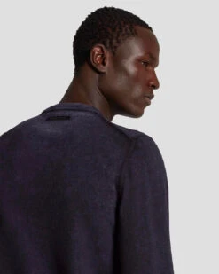 7 For All Mankind Merino Wool Sweater In Navy 9 7 For All Mankind Merino Wool Sweater In Navy -7 For All Mankind 7M001M16 NVB 3