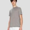 7 For All Mankind Cashmere Blend Tee In Heather Grey -7 For All Mankind 7M207329 HEA 1