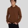 7 For All Mankind Cashmere Hoodie In Dapper Tan
