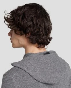 7 For All Mankind Cashmere Hoodie In Heather Grey 12 7 For All Mankind Cashmere Hoodie In Heather Grey -7 For All Mankind 7M209209 HEA 5