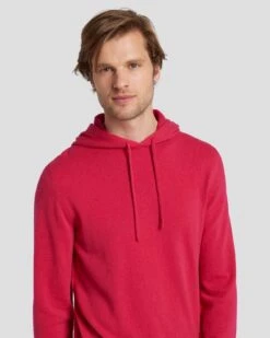 7 For All Mankind Cashmere Hoodie In Raspberry -7 For All Mankind 7M209209 RBR 3