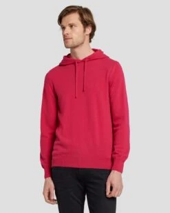7 For All Mankind Cashmere Hoodie In Raspberry -7 For All Mankind 7M209209 RBR 6