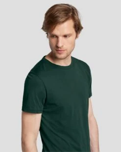 7 For All Mankind Featherweight Tee In Hunter Green 10 7 For All Mankind Featherweight Tee In Hunter Green -7 For All Mankind 7M211P11 HUG 3