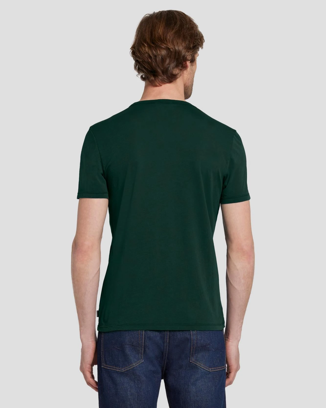7 For All Mankind Featherweight Tee In Hunter Green 6 7 For All Mankind Featherweight Tee In Hunter Green - Image 4