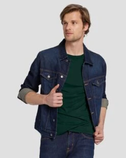 7 For All Mankind Featherweight Tee In Hunter Green 13 7 For All Mankind Featherweight Tee In Hunter Green -7 For All Mankind 7M211P11 HUG 6